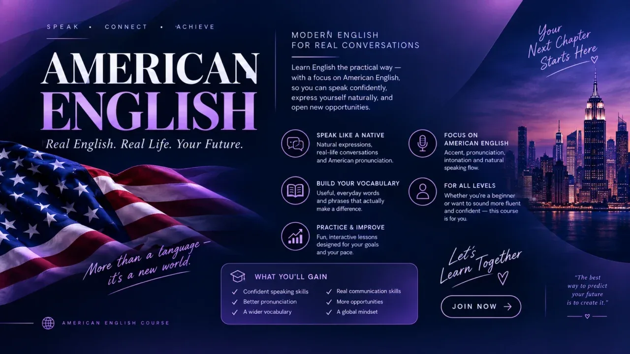 American English: Gündəlik Danışıq və Səlis Nitq